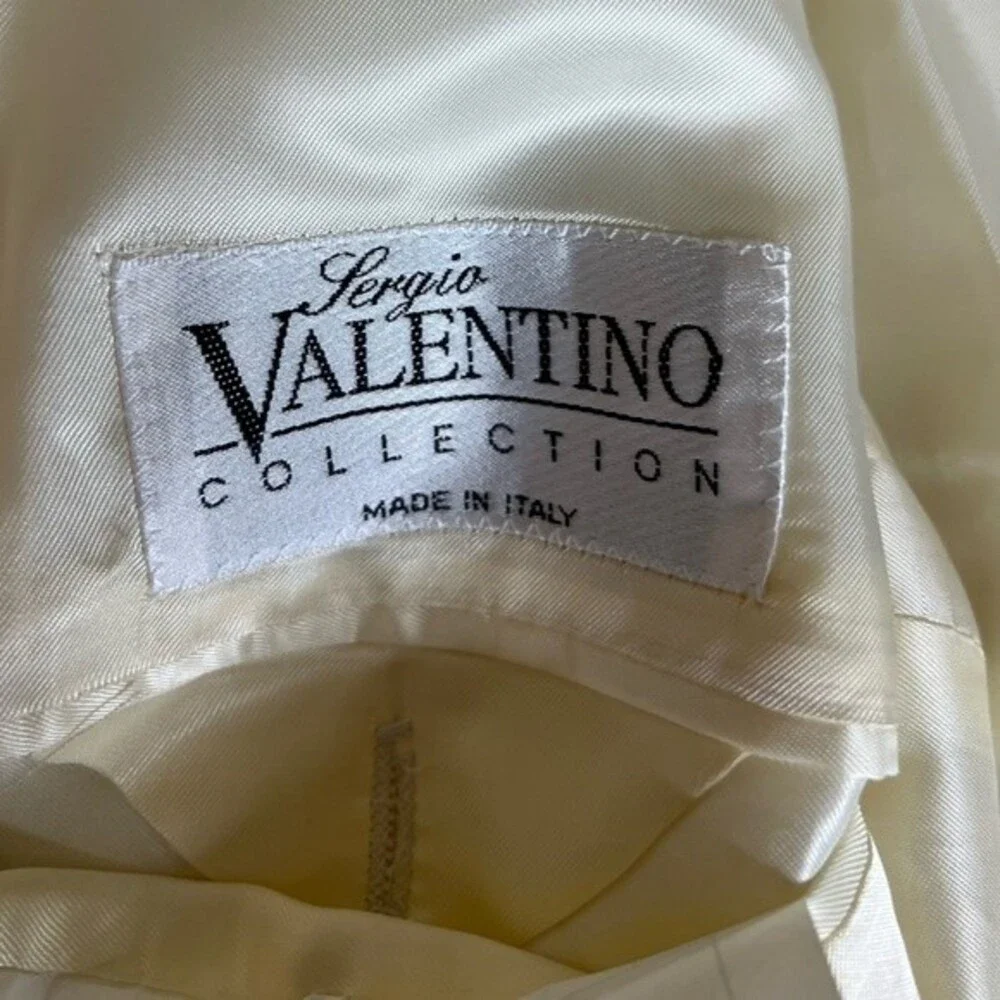 Sergio Valentino Mens Blazer Suit Size 58 Drop 6 L/ Usa 42
